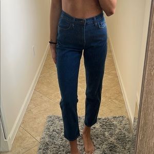 Fashion Nova Dark wash Boyfriend Jeans